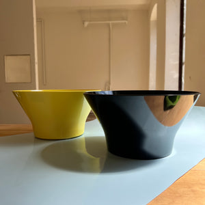 Set: 2 Schüsseln gelb & schwarz von Henning Koppel für Orskov Design
