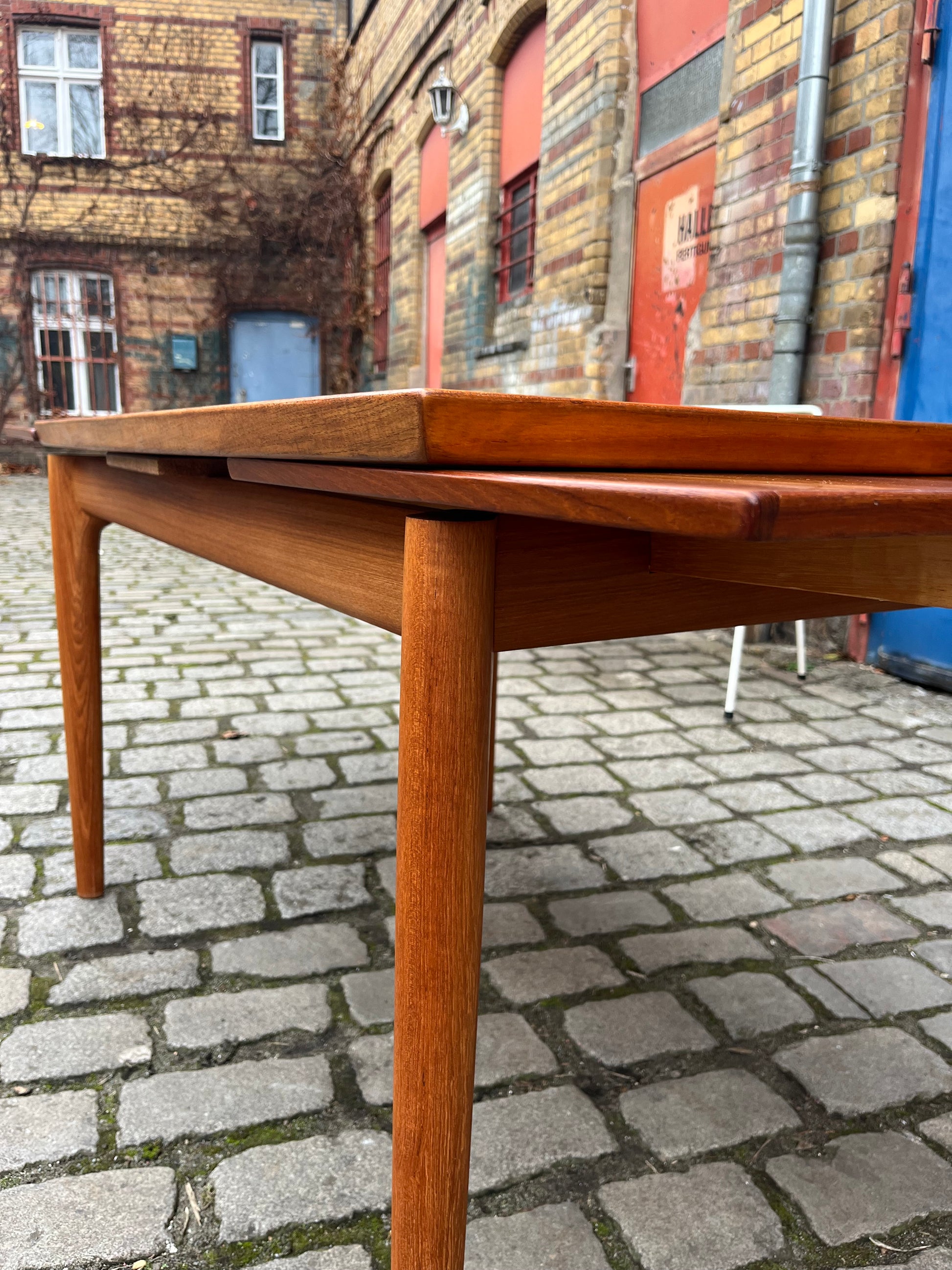 Ausziehbarer Esstisch Teak von Grete Jalk für Glostrup Møbelfabrik