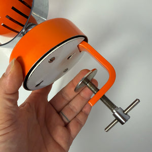 Klemmlampe / Wandlampe Combi Lux orange Chrom von Stanislav Indra für Lidokov Boskovice