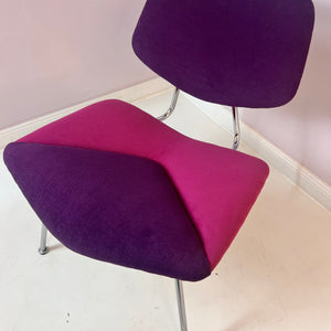 Sessel VERMUND VL 135 lila pink Chrom