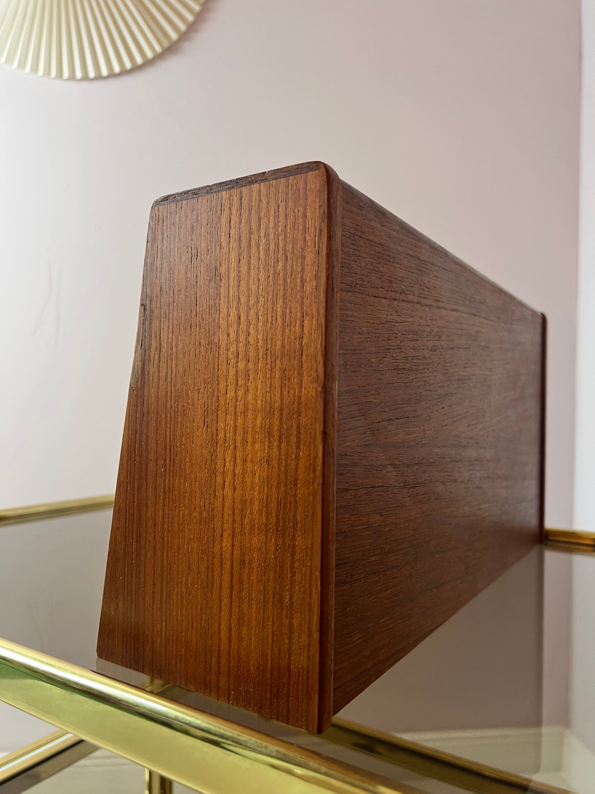Wandregal Schublade Teak