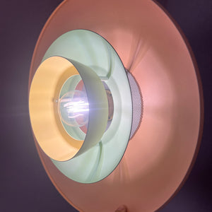 Lamellenlampe neu lackiert Dänemark