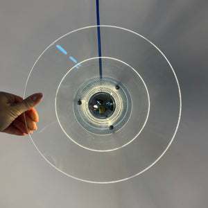 Lamellenlampe Space Acrylglas von Design Light