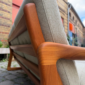 3-Sitzer Sofa Teak Wolle von Holstebro Møbelfabrik