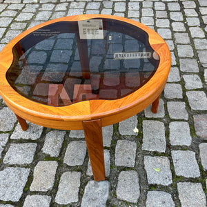 Couchtisch Teak Rauchglas