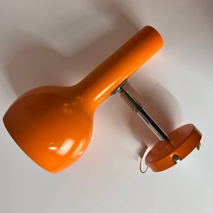 Wandlampe orange 70er