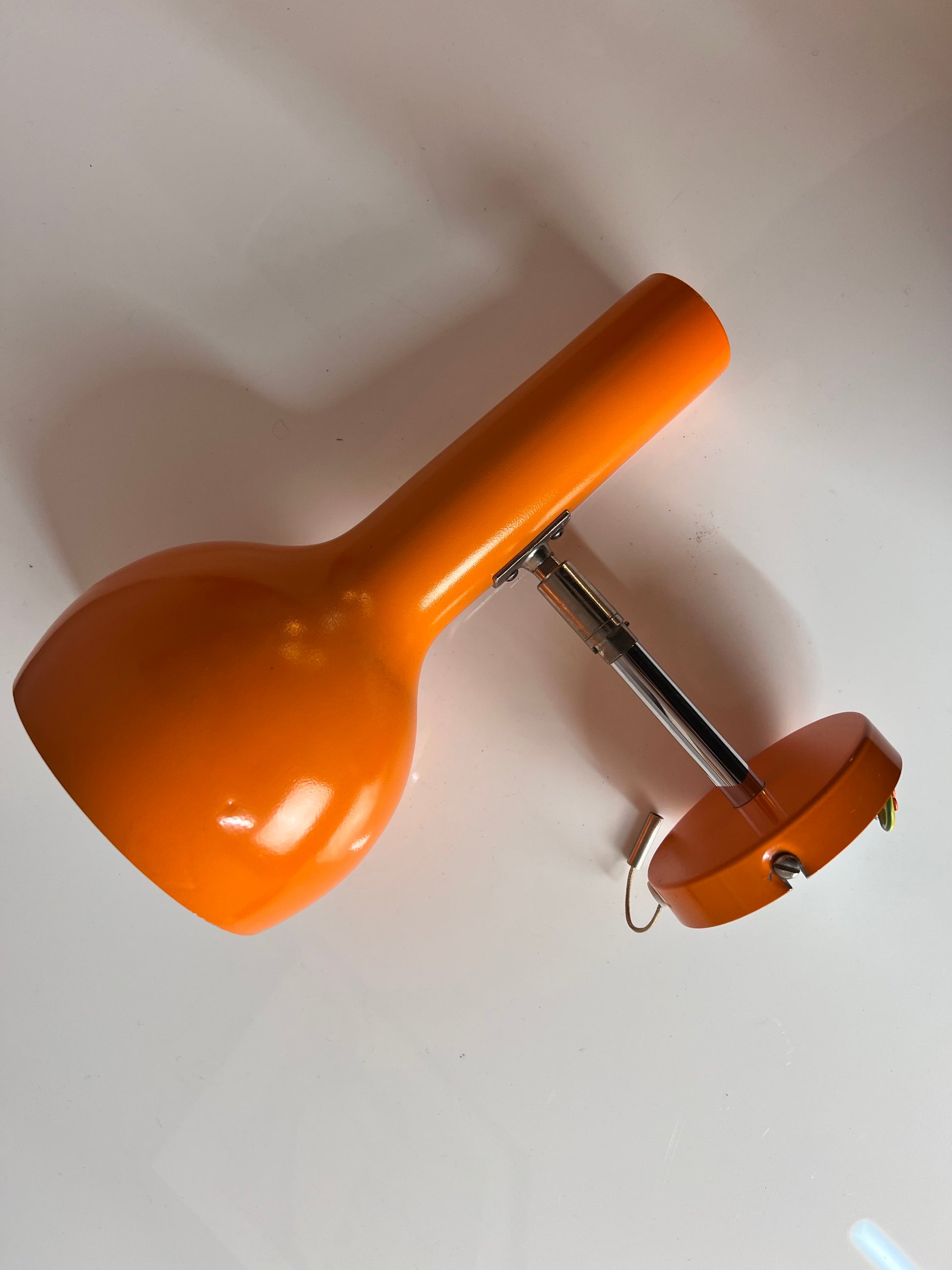 Wandlampe orange 70er