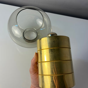 Kerzenständer Messing Rauchglas von FÖHL