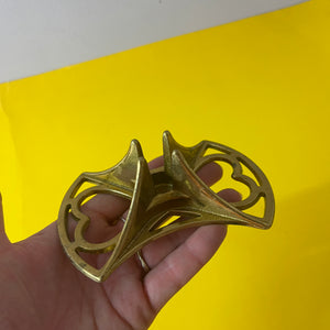 Kerzenständer Messing mit Herzen