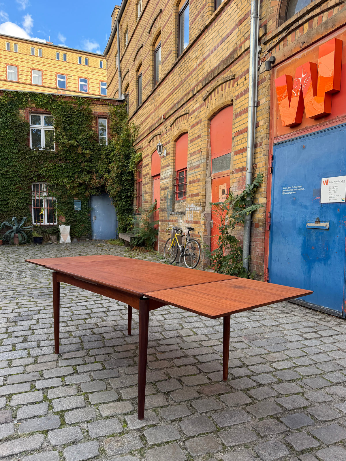 Ausziehbarer Esstisch Teak aus Dänemark