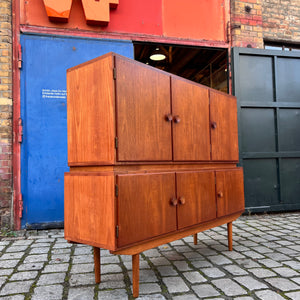 Highboard Teak mit runden Griffen