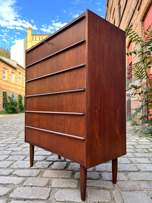 Kommode Teak mit Schloss aus Dänemark