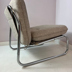 Sessel Halina beige Chrom von Hellerau