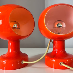 Tischlampe / Wandlampe Astronaut orange von Michael Bang für Holmegaard