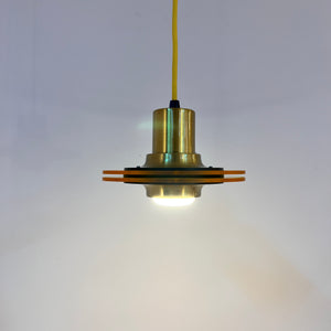 Lamellenlampe Messing Kunststoff Dänemark