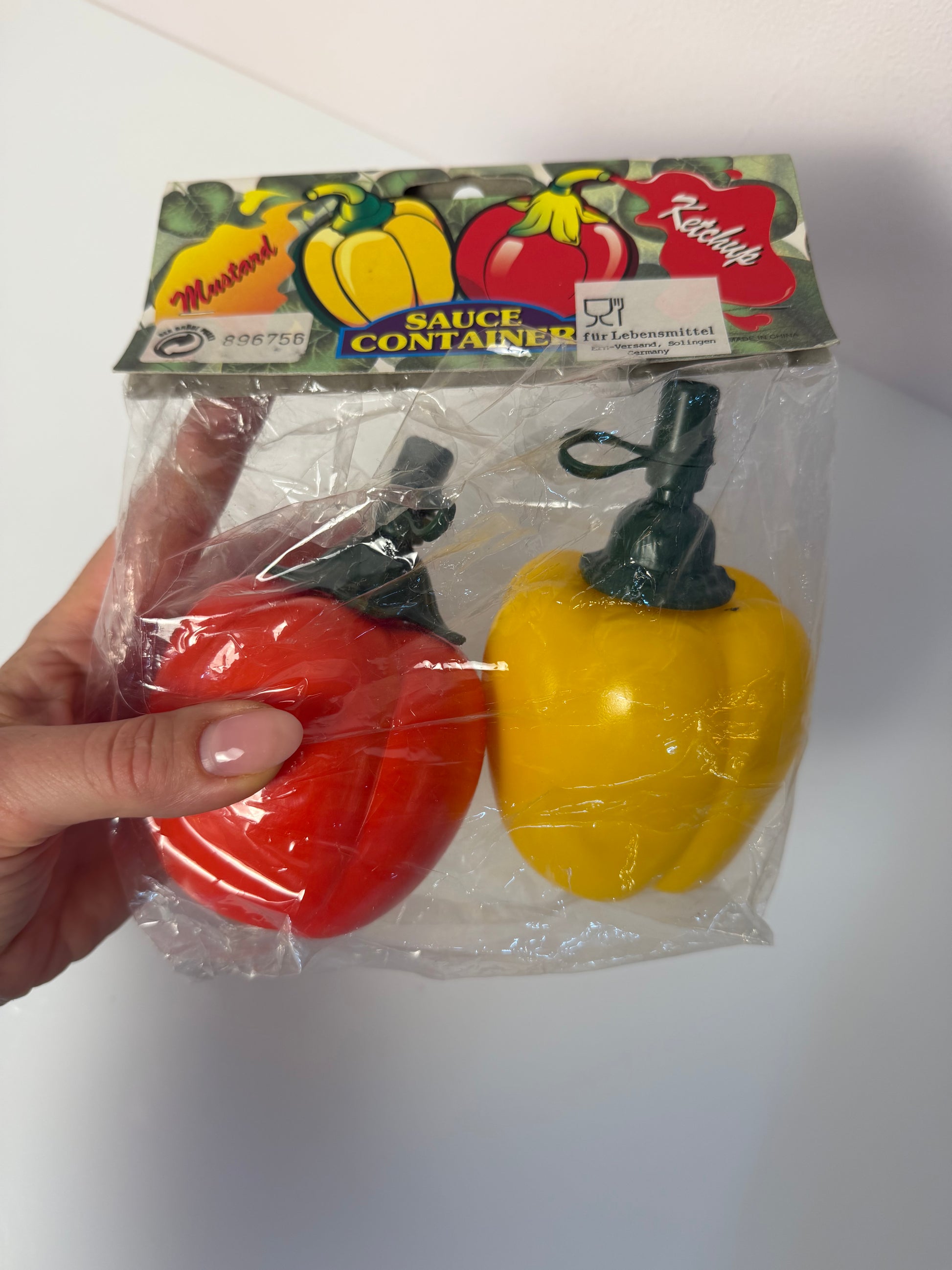 Paprika Flaschen für Ketchup & Senf