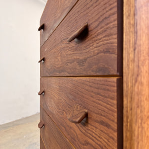 Kommode Tallboy Eiche von Poul Volther für FDB Møbler