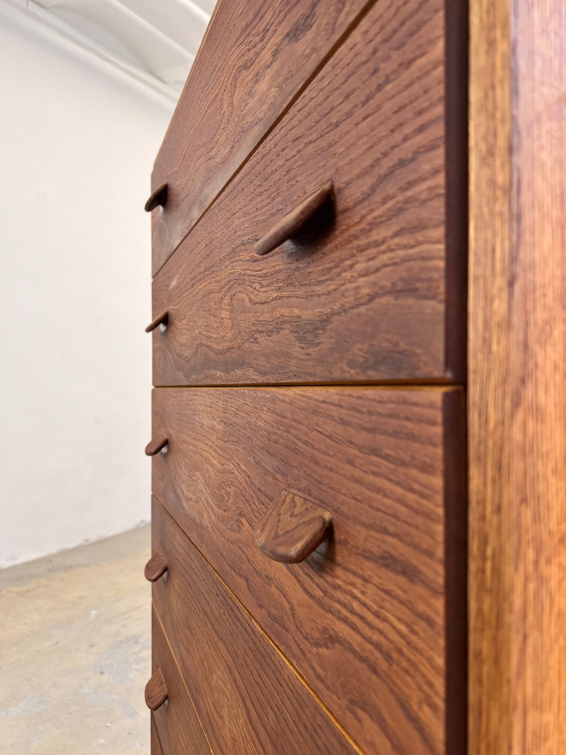 Kommode Tallboy Eiche von Poul Volther für FDB Møbler