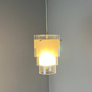 Lamellenlampe Eiszapfen weiß Glas von Markslöjd Sweden
