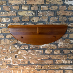 Halbrunde Garderobe Teak von Lysgaard Møbler