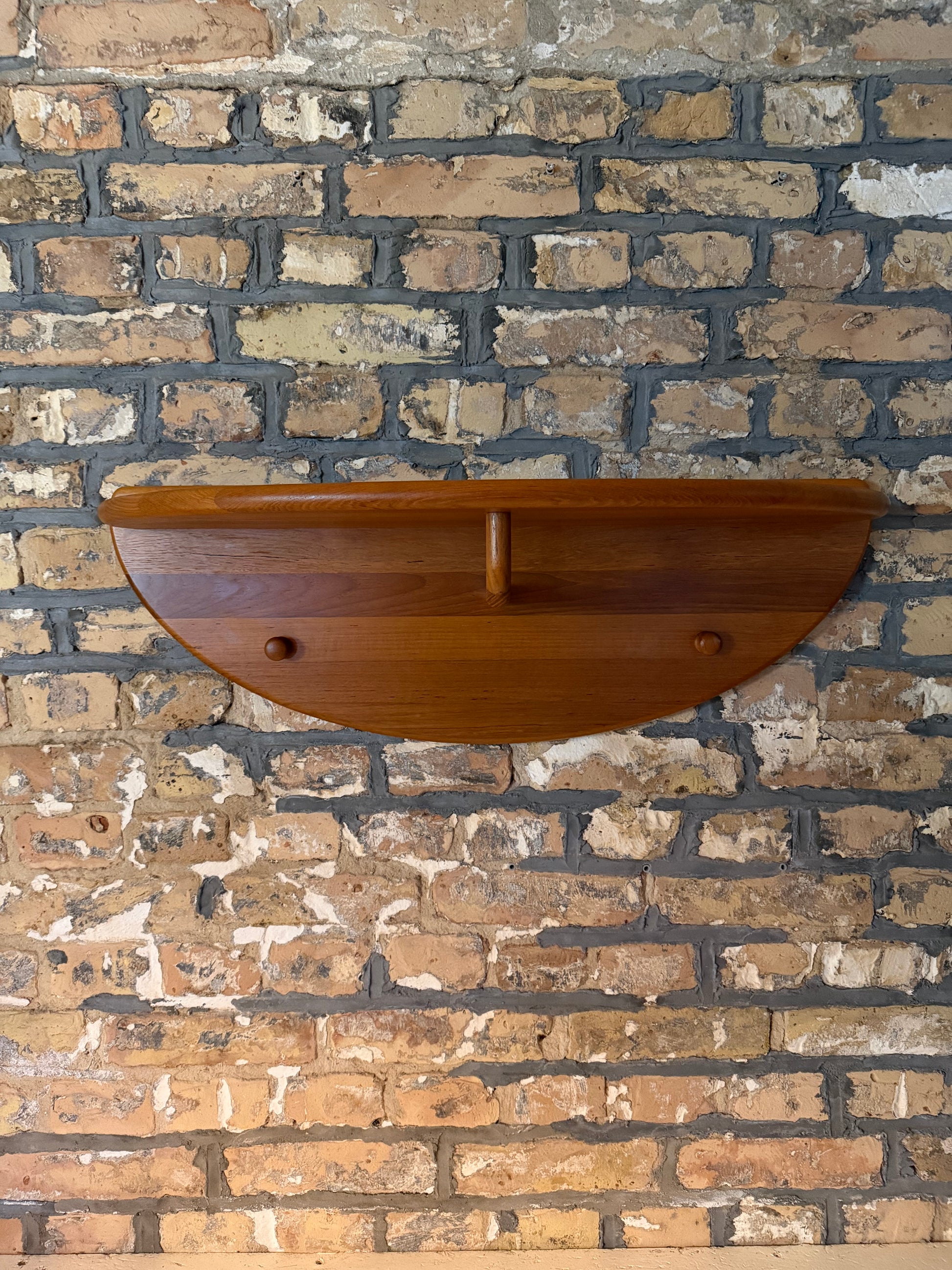 Halbrunde Garderobe Teak von Lysgaard Møbler