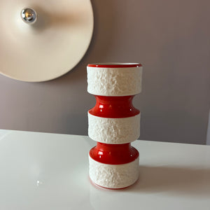 Vase 635/2 rot von Royal Porzellan Bavaria KPM