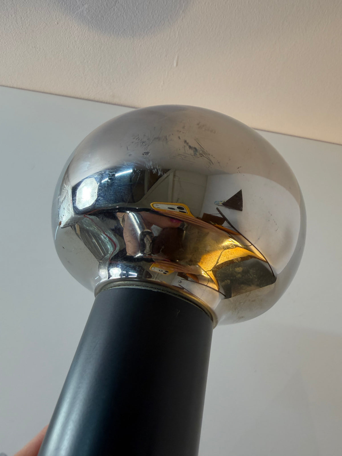 Wandlampe schwarz Chrom von Simon & Schelle (Sische)