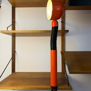 Klemmlampe orange schwarz aus Dänemark