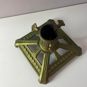 Tannenbaumständer grün Gusseisen