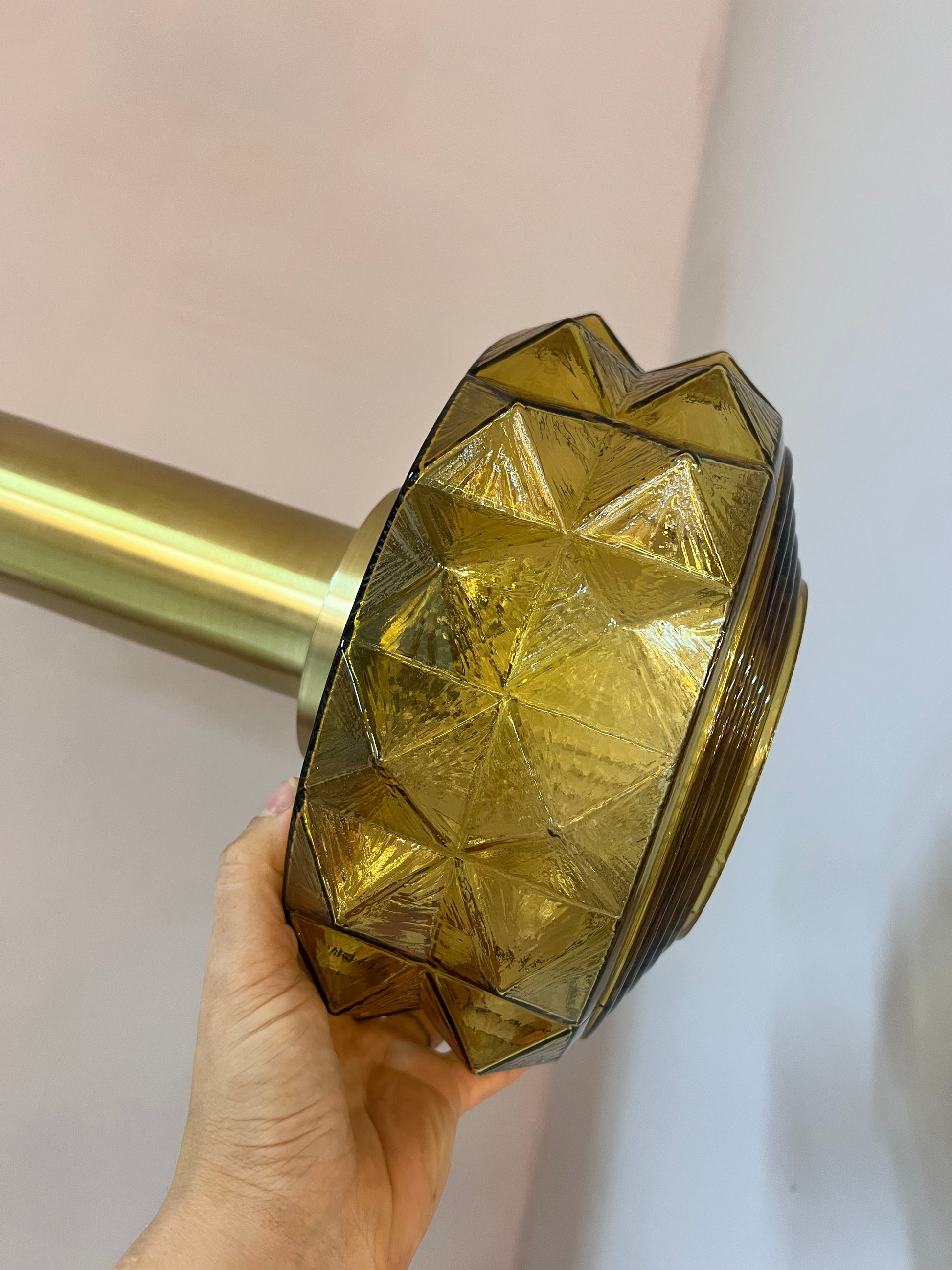 Hängelampe gold Glas von Vitrika