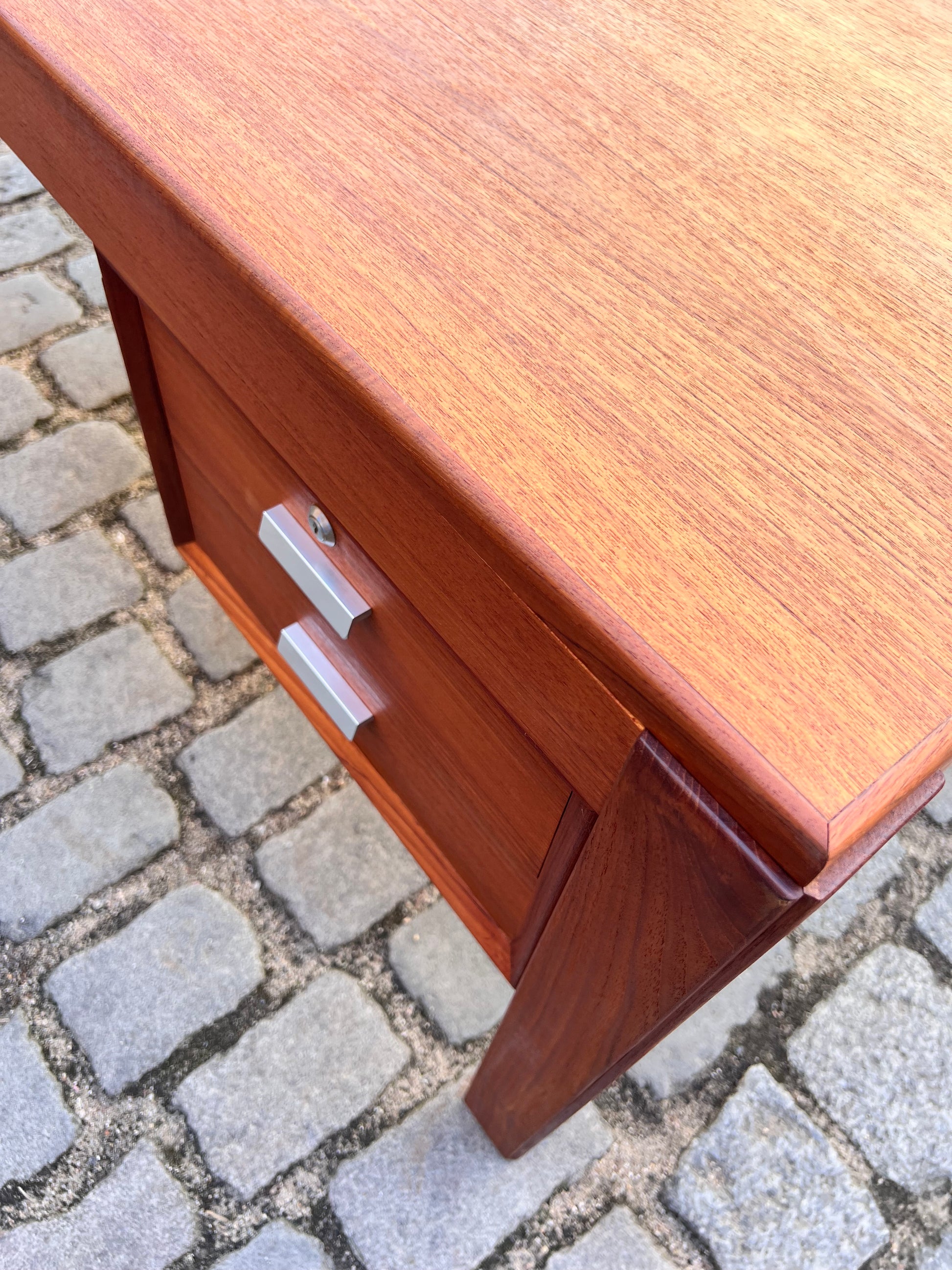 Doppel-Schreibtisch Teak von Erik Brouer für Brouer Møbelfabrik