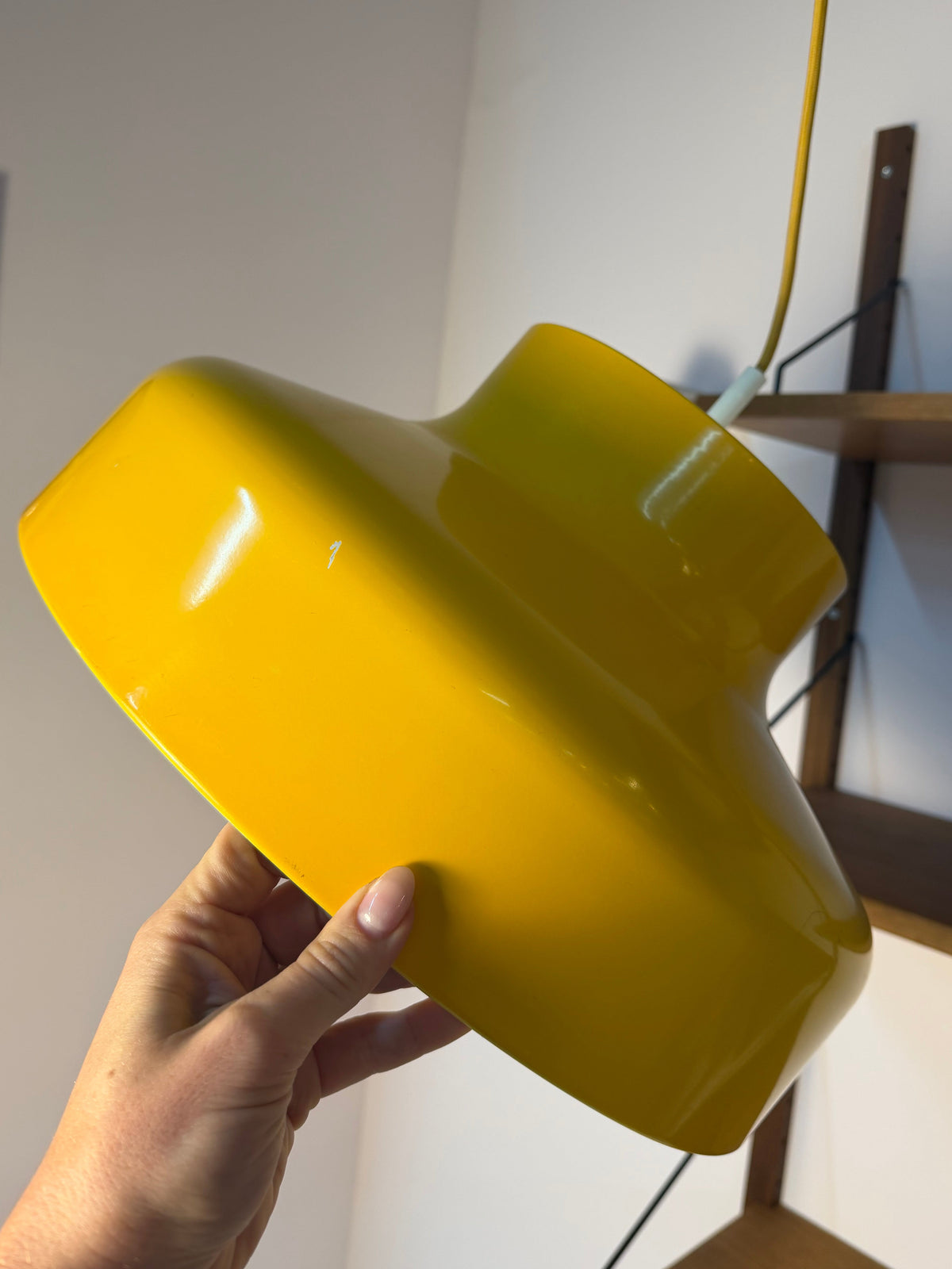 Hängelampe gelb aus Dänemark