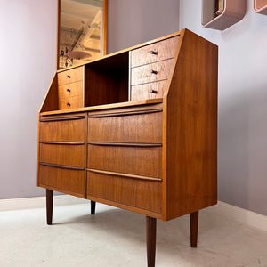 Kommode mit Arbeitsfläche Teak aus Dänemark