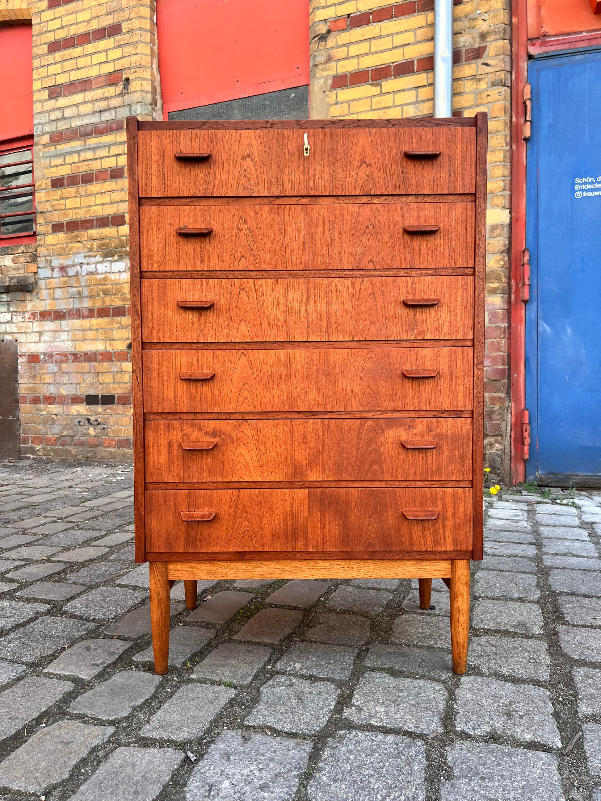 Kommode Teak von A. Ahlström Osakeyhtiö für Warkaus