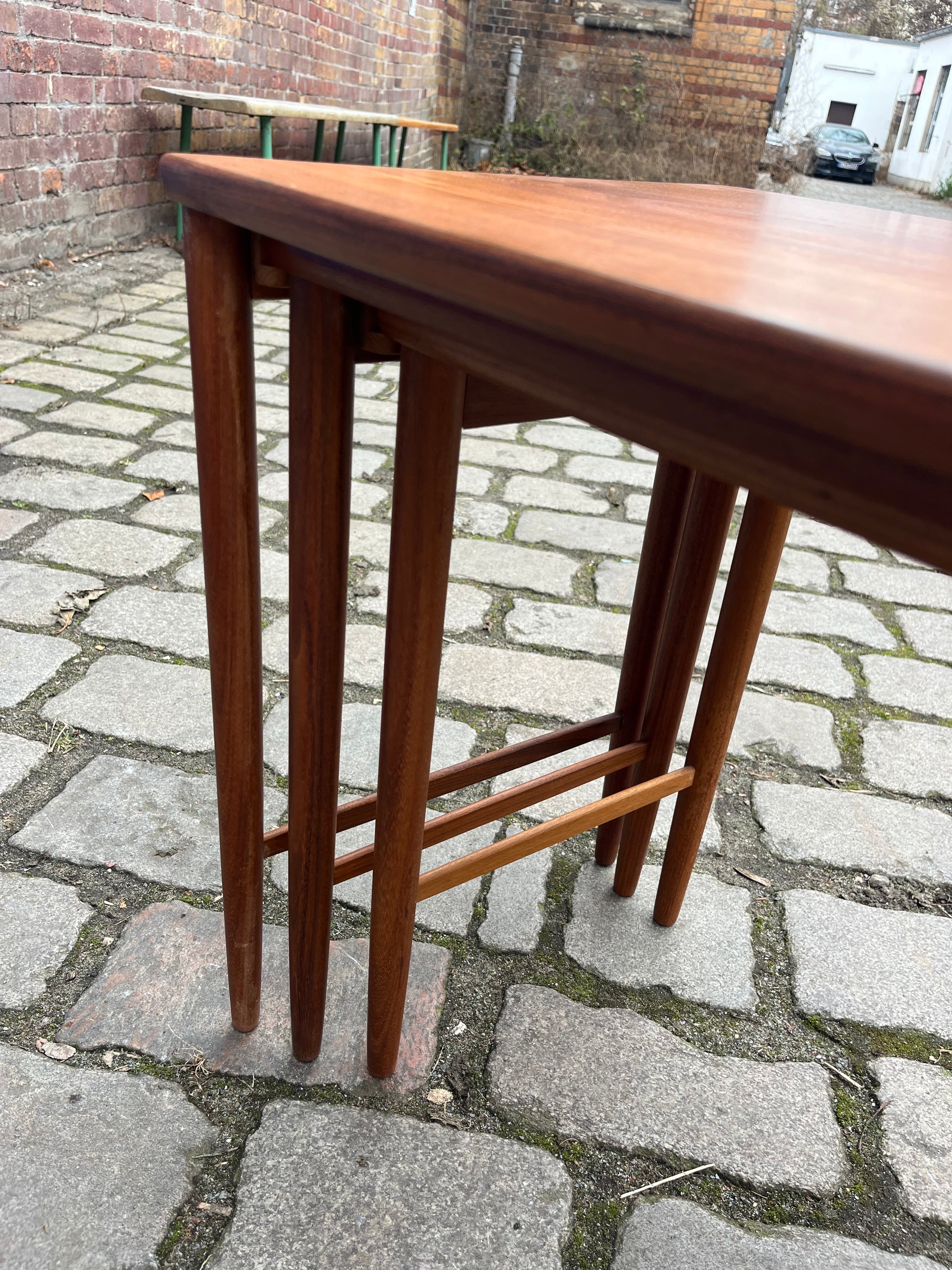 Satztische Teak von Opal Kleinmöbel