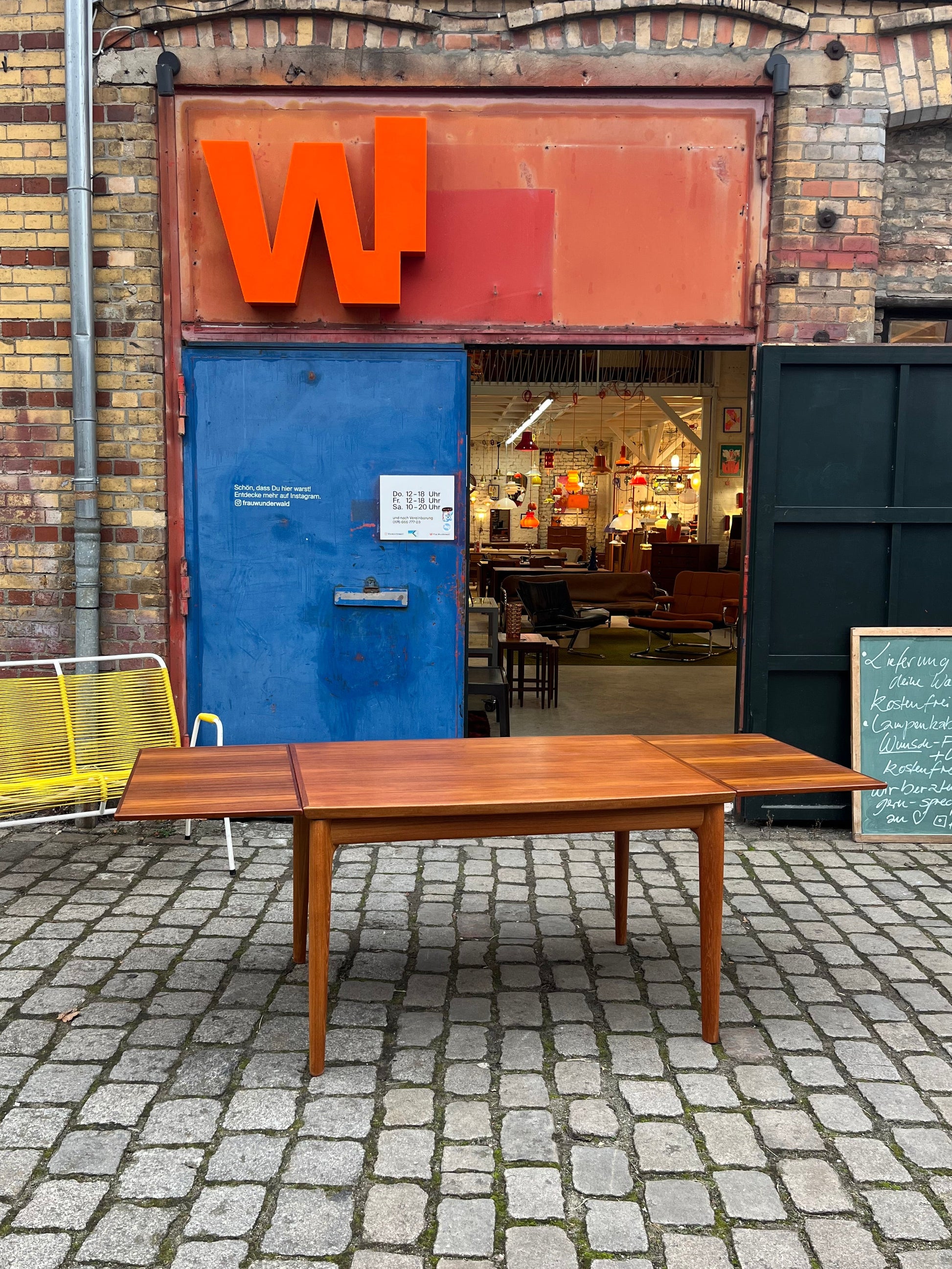 Ausziehbarer Esstisch Teak von Grete Jalk für Glostrup Møbelfabrik