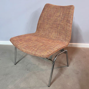 Sessel orange Chrom von Dura