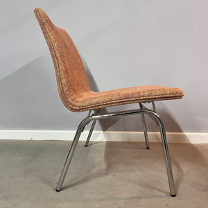 Sessel orange Chrom von Dura