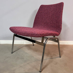 Sessel pink Chrom von Dura