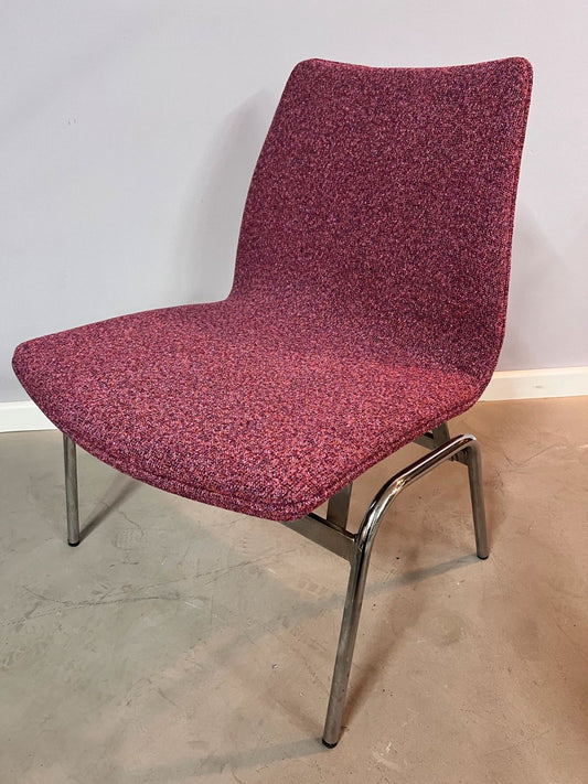 Sessel pink Chrom von Dura