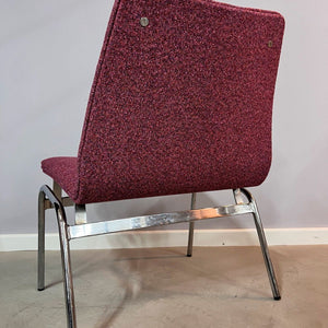 Sessel pink Chrom von Dura