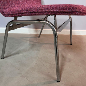Sessel pink Chrom von Dura