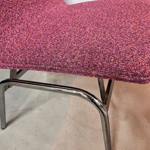 Sessel pink Chrom von Dura