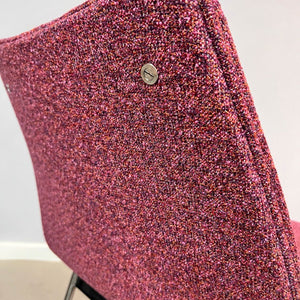 Sessel pink Chrom von Dura