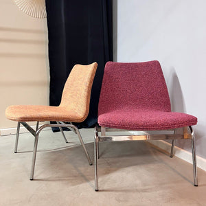 Sessel pink Chrom von Dura