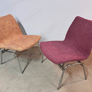Sessel pink Chrom von Dura