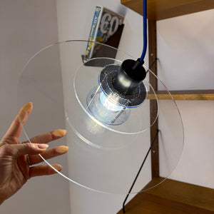Lamellenlampe Modell Space Acrylglas von Design Light