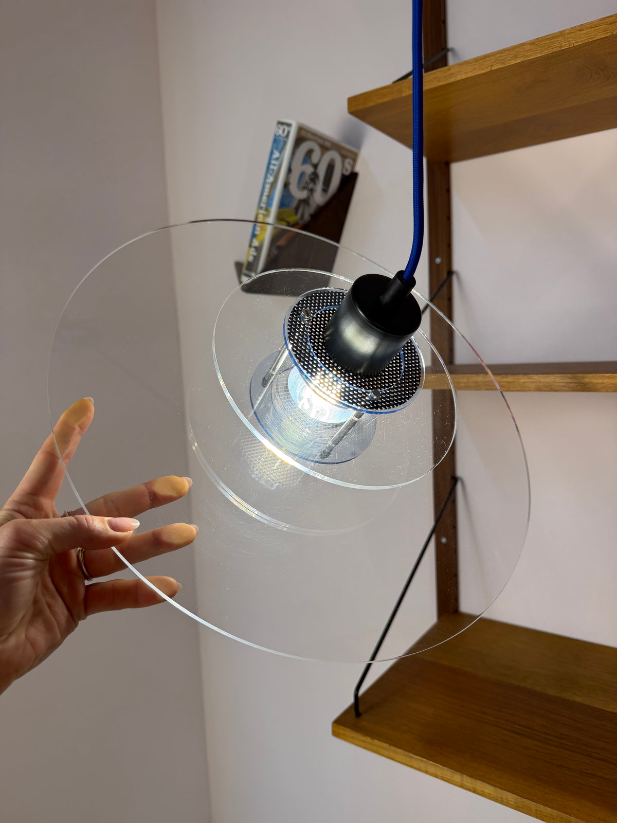 Lamellenlampe Modell Space Acrylglas von Design Light