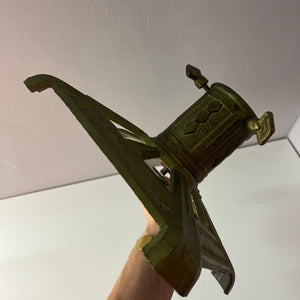 Tannenbaumständer grün Gusseisen