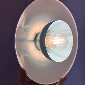 Lamellenlampe Typ 728 neu lackiert von Horn